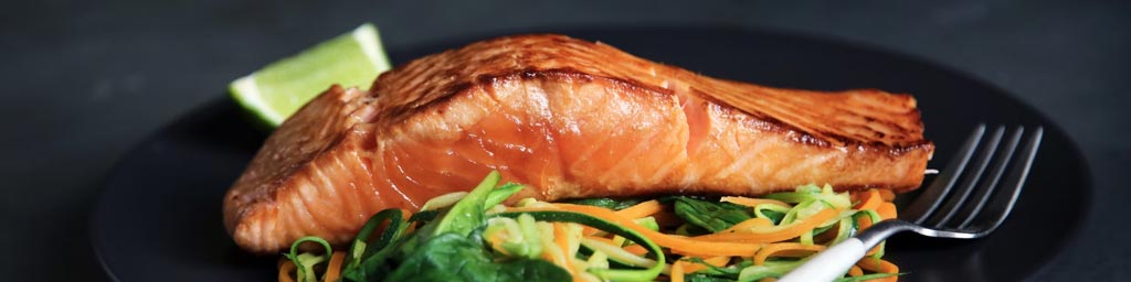 Salmon. Image by Michelle Heinderson (Unsplash)